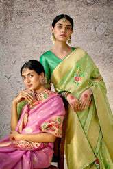 Kora Banarasi  Silky Saree LXSE0038